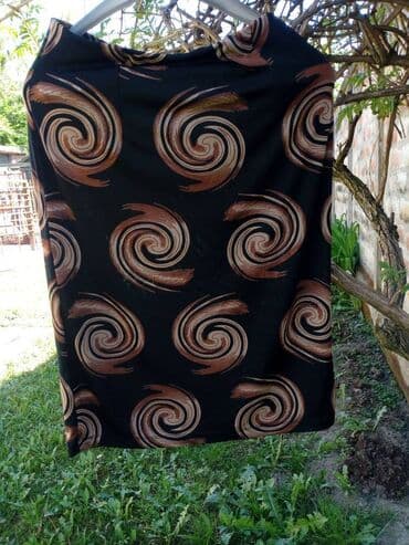 slic odeca: M (EU 38), Midi, color - Brown — 2