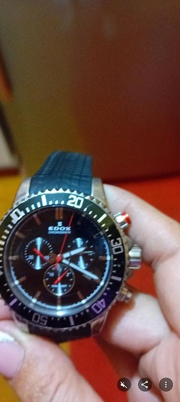 muski prsluci pleteni: EDOX hronograf – Sauber F1 Team “Official Team Watch” - Švajcarski — 5