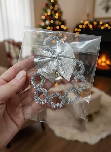 pepco prsten za salvete: Venac, bоја - Srebrna, Novo — 2