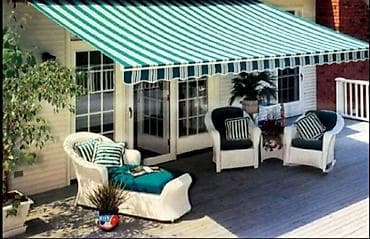 damski suncobrani: Tenda za terasu/balkon – ručno rasklopiva markiza - Tip: zidna — 4