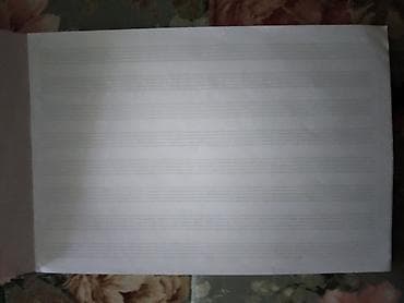 elektricni motori za decu: Notna sveska i Skicen blok. 1.Notna sveska 24x16 cm. 21 str.,ocuvana — 2