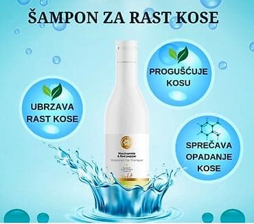 Šampon za rast kose – Niacinamide & Red Pepper - Formulisan sa