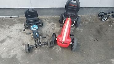 Dečija odeća: Dečiji pedali go-kartovi – 2 modela - Model 1: Crveni „Abarth” — 3