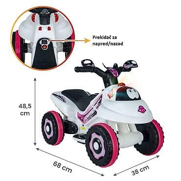 vozila za decu: Motor Ant 6V – beli (šifra proizvoda: 30) Električni dečiji — 8