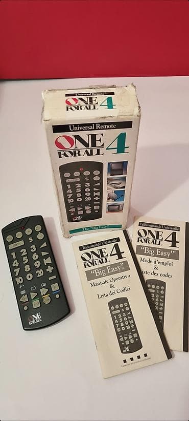 univerzalni daljinski za tv: ▪︎ Univerzalni daljinski upravljač One For All 4 "Big Easy" — 9