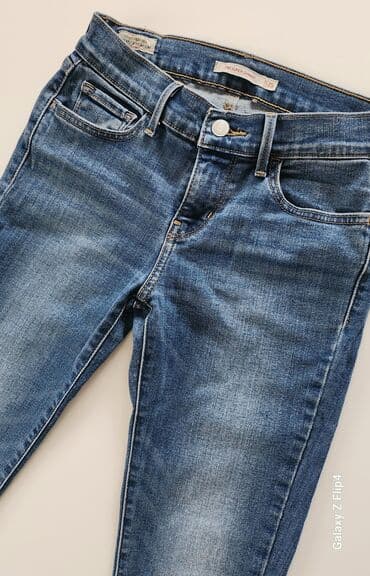 visece mindjuse sa cirkonima: 25, Jeans, Regular rise, Skinny — 1