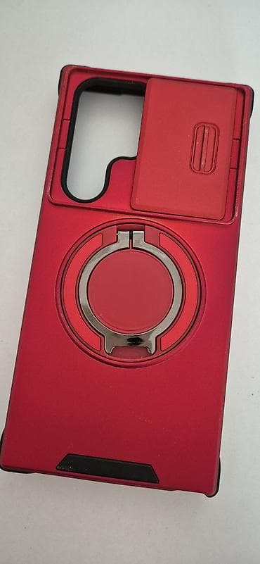 pojacivac za internet cena: Crvena zaštitna futrola za telefon sa kliznim poklopcem kamere i — 3