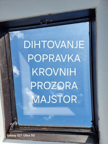 cena secenja drva: Dihtovanje i popravka Krovnih prozora Curenje Sanacija drvenih delova — 2