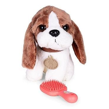 toys loznica: Plišana igračka za decu – štene bigl sa torbom i četkom za negu Šifra — 6