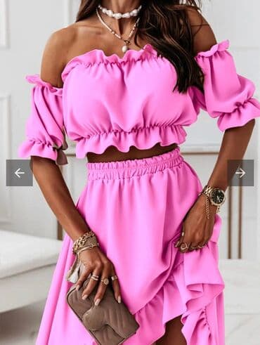 karirani kompleti zenski: Komplet: 2600 dinara — 5