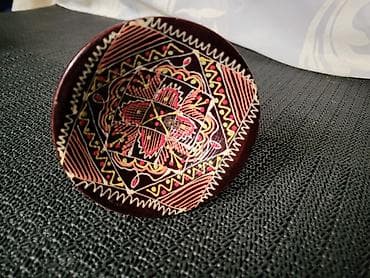 roze boja za jaja: Drveni vintaz,nov,rucni rad stalak dekorativni za jaje cuvarkucu — 3