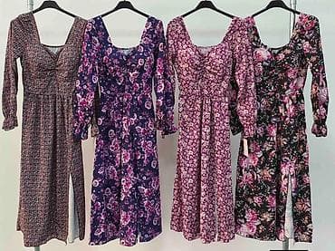 tommy hilfiger čizme: Ženska midi haljina s cvetnim printom - Kroj: midi dužina sa prorezom — 7