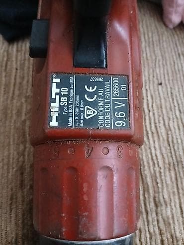 uglovka za beton: Hilti akumulatorska bušilica/odvijač set - Model bušilice: Hilti SB — 3