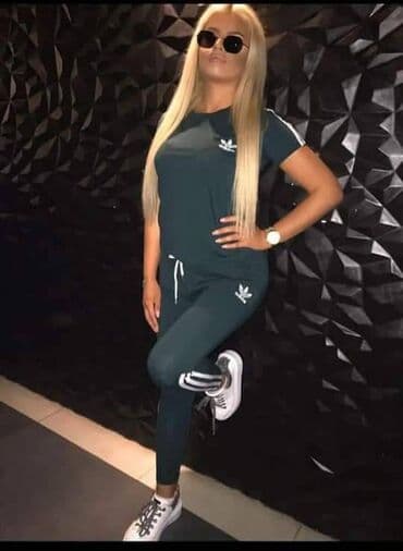 ženske pidžame c a: Adidas ženski komplet Novo Pamuk Veličine s m l xl 2xl fb Moja — 1