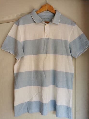 polo ralph lauren majica: PRIMARK muška polo majica, veličina M. - Dizajn: široke horizontalne — 2