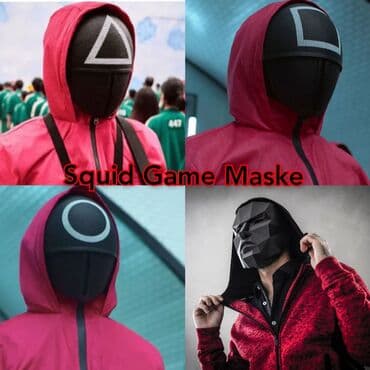 Other: Maska za lice sa temom megapopularne serije "Squid Game" "The shape — 2