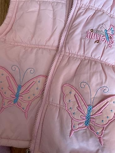 tedy kaput: Prsluk roze 8 veličina. Za devojcice. Furtovan. Ćebasto. Moze i ispod — 4