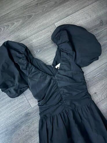 h m haljine za devojcice: H&M XS (EU 34), color - Black, Short sleeves — 3