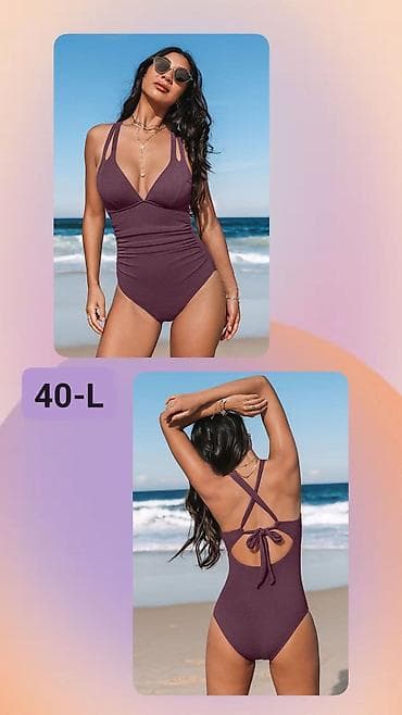 guess torbe male: Jednodelni ženski kupaći kostim – veličina 40 (L) - Boja: tamno — 1