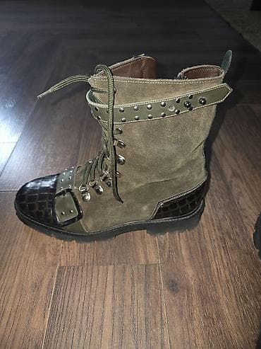 Ženska odeća: Čizme, 39, bоја - Maslinasto zelena — 3