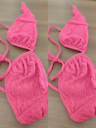 iqos proizvodi: H&M gornji deo kupaćeg kostima – roze, teksturirani materijal. - — 3