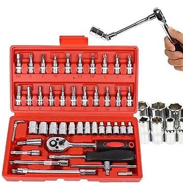 parkside hilti cena: Set Nasadnih i Torex Ključeva 46 delova crvena kutija 2100 RSD Set — 3