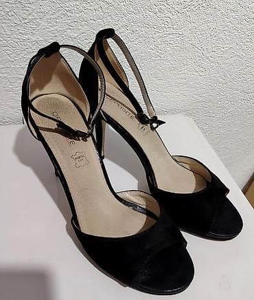 zenske cizme sa stiklom: OPPOSITE KOZNE SANDALE = PRAVA KOŽA br 41 Prelepe Opposite sandale — 2