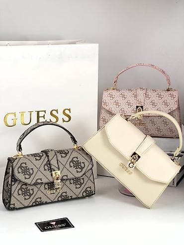 pinko zenske torbe: GUESS torbe – monogram kolekcija - Model: ručna torba sa kratkom — 5