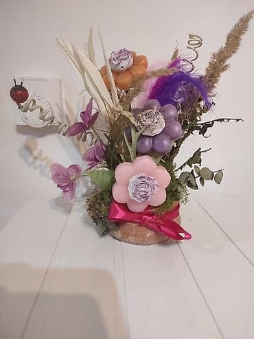 viskoza sa elastinom: Ručne dekorativne aranžmane u saksiji - Unikatne kompozicije od — 7