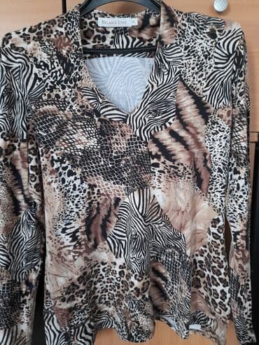 Tunike: L, Pamuk, Leopard, krokodil, zebra, bоја - Šareno — 1