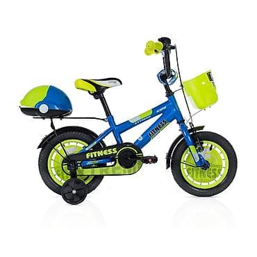 puzzle sa slikom po zelji: Dečija bicikla 12'' Fitness plavo-zelena – šifra proizvoda: SM-1 — 1