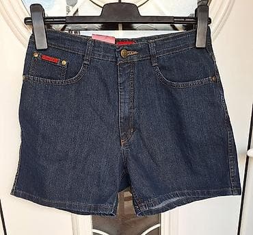 obuca perla: Ženski teksas šorts POKER – veličina 50, tamnoplavi denim sa — 2