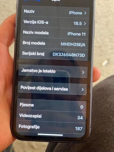 frižider na plin: Apple iPhone iPhone 11, Black, Face ID — 1