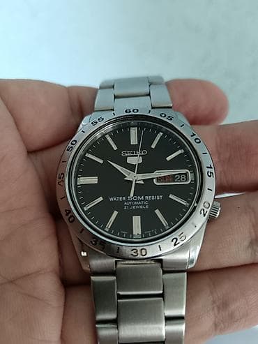 Seiko 5 snke01K1 automatski sat – čelik, crni brojčanik, 50 m