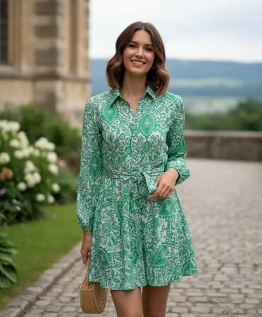 S, color - Green, Long sleeves at lalafo.rs S, color - Green, Long sleeves