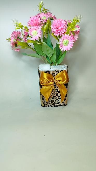 Prehrambeni proizvodi: Dekorativna aranžman- saksija sa veštačkim cvećem - Aranžman od — 7