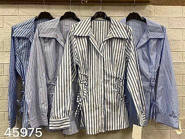 Rolke: 💫Ženska prugasta košulja sa vezivanjem sa strane
✅2400 din — 3