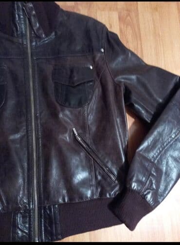 zara farmerice za devojcice: Leather jacket, 152-158 — 2