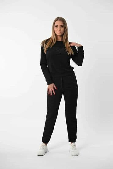 tech fleece zuti: Ženska dukserica žute boje sa dugim rukavima i okruglim izrezom — 17