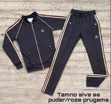 elegantni kompleti sa pantalonama: Adidas, Prugasti, bоја - Šareno — 4