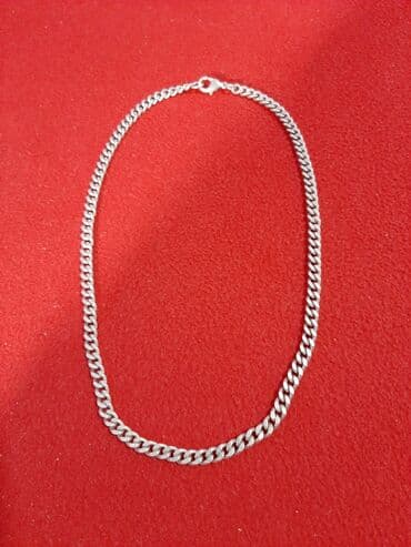 srebrna torbica sa cirkonima: Chain, Material: Silver — 1