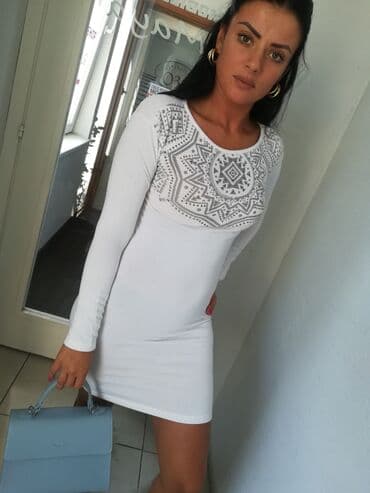 S (EU 36), bоја - Bela, Dugih rukava