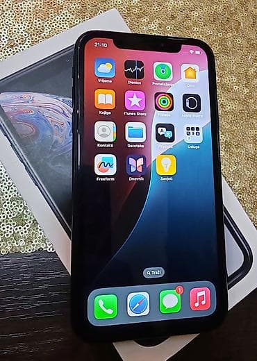 Video igre i konzole: Apple iPhone iPhone Xr, Crn, Face ID — 1