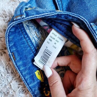 moderne pantalone 2023: Jeans, color - Light blue — 3