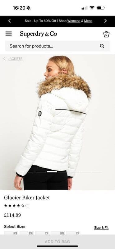 zimska jakna: SUPERDRY original jakna, prelepa, malo je zaprljana ispod mesta gde se — 4