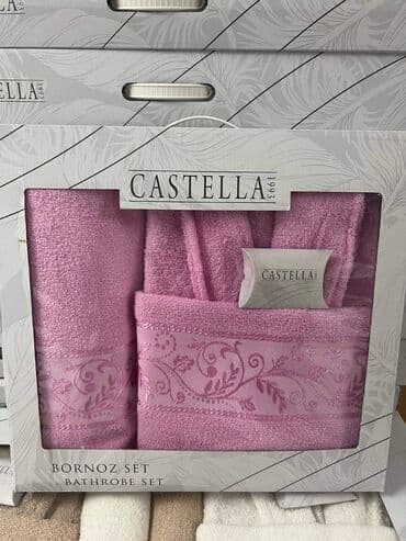 stikeri za badnji dan: Pamucni Turski set bade mantil, peskiri I sapun bade mantil Uni — 1