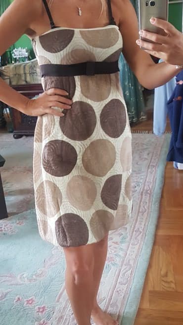 srebrni lancic sa krstom: Max Mara S (EU 36), bоја - Braon, Top (bez rukava) — 5