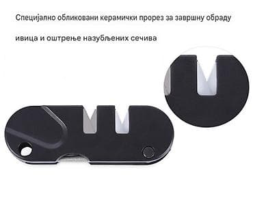 Agregati: Novi džepni oštrač noževa sa 3 mogućnosti oštrenja: dijamant, karbid — 8