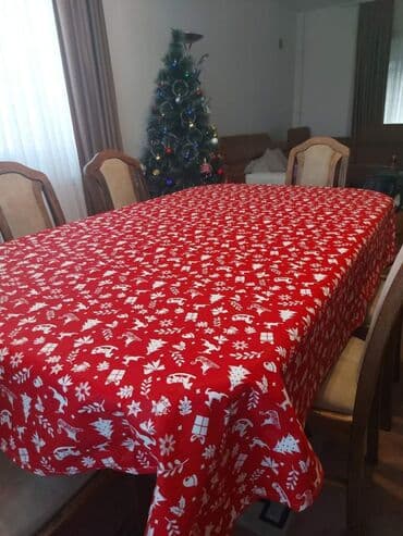 novogodisnji tekstil: Akcija novogodišnji stolnjaci Dimenzije 220*150 cm 100% pamuk — 1