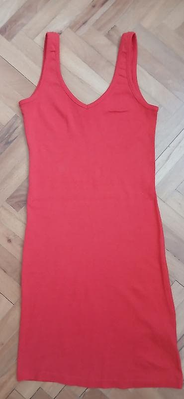 pamucne haljine za leto: Teranova ženska haljina na bretele - Model: uska, rastegljiva haljina — 1